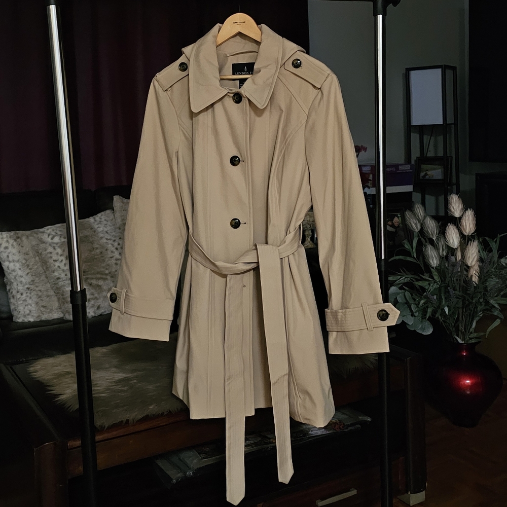 London Fog Tan Trench Coat